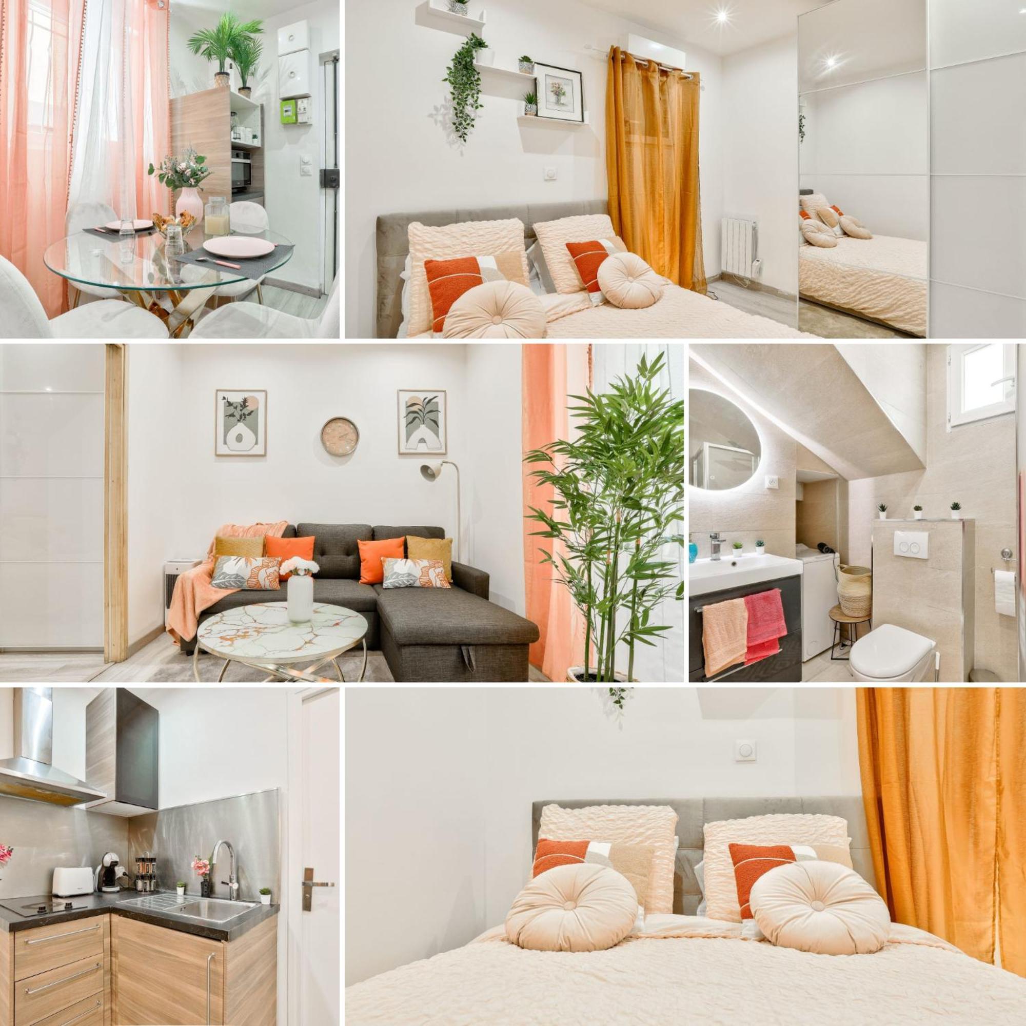 Le Nid Douillet Appartement Confortable A 5 Min Du Stade De France Et Proche De L'Aeroport Cdg แซงต์-เดอนี ภายนอก รูปภาพ