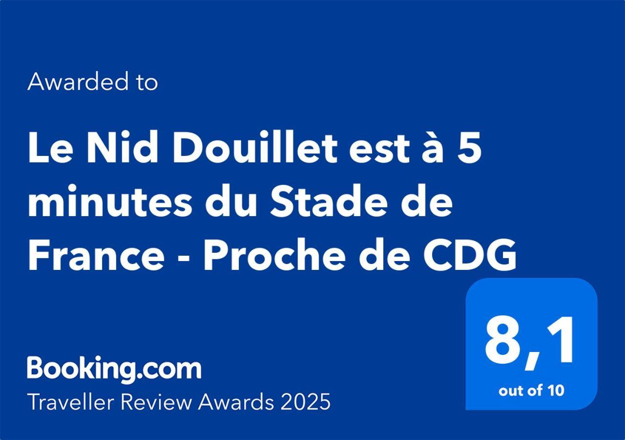 Le Nid Douillet Appartement Confortable A 5 Min Du Stade De France Et Proche De L'Aeroport Cdg แซงต์-เดอนี ภายนอก รูปภาพ